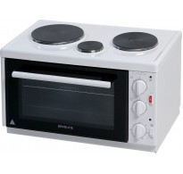 Davoline EC 450 Chef Ηλεκτρικό Φουρνάκι 28lt με 3 Εστίες White